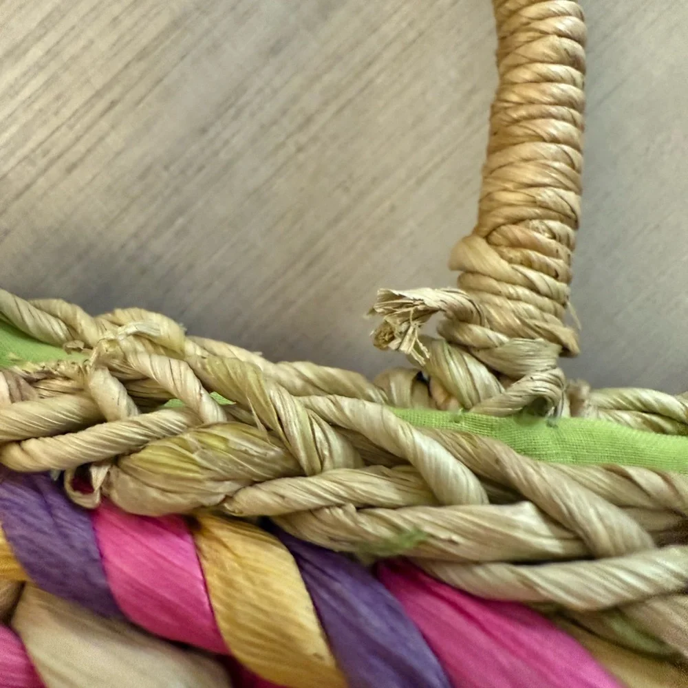Colorful Woven Tote Bag